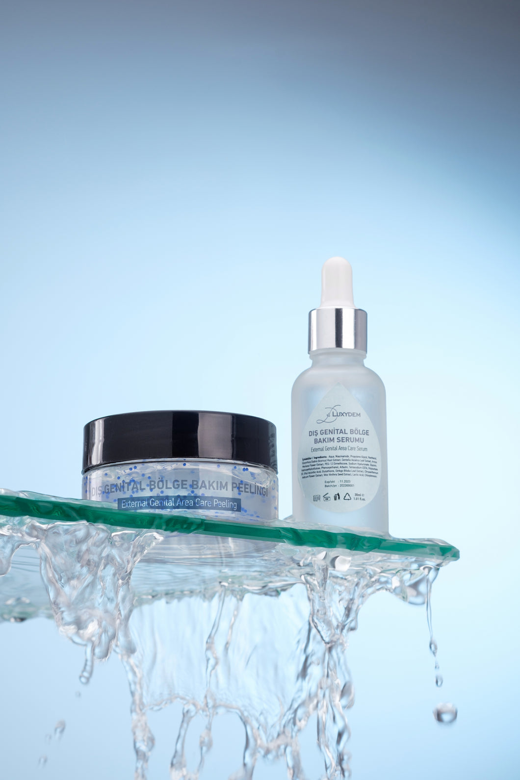 Luxydem Genital Bölge Daraltıcı, Sıkılaştırıcı, Koku,kaşıntı Giderici Serum Ve Genital Bakım Peeling 2'liset